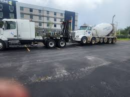 Concrete truck transport